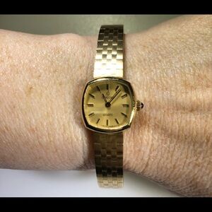 CONCORD GOLD Square Face 14K YELLOW GOLD WATCH